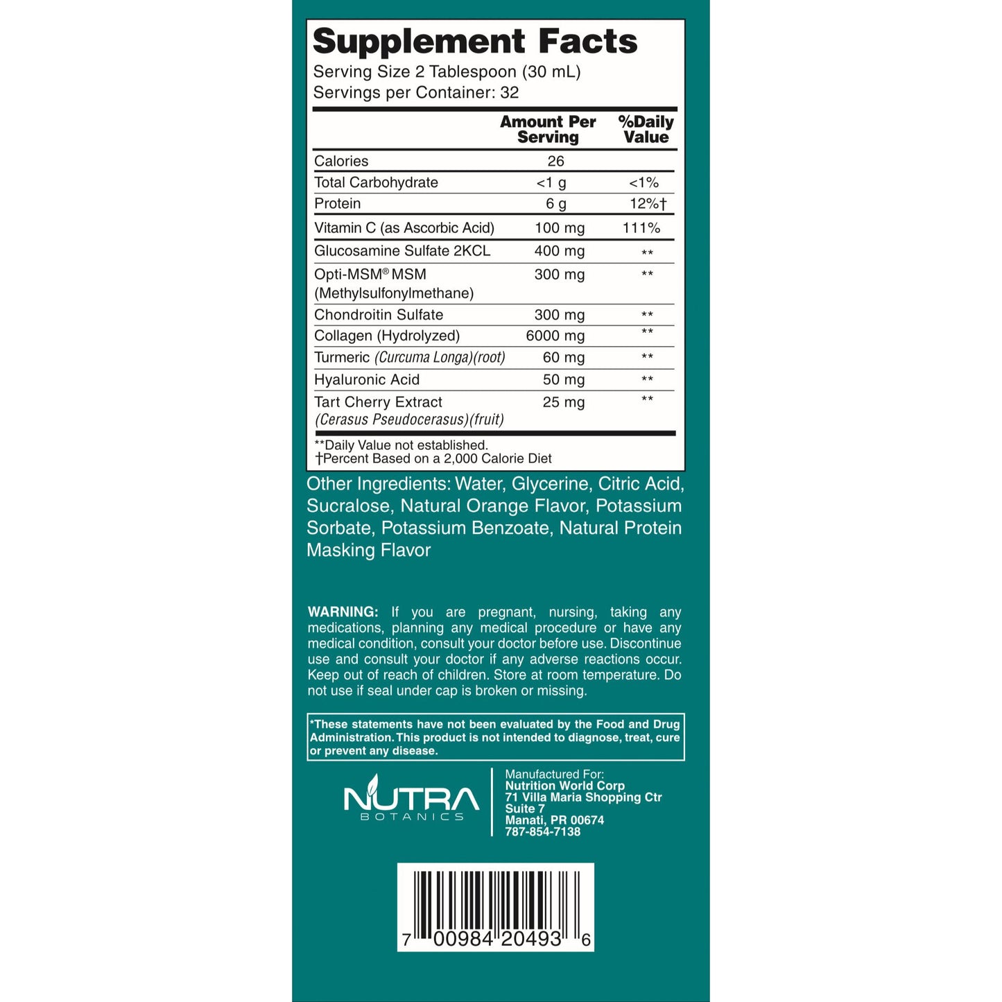 Nutra Botanics Super Collagen Joint Plus